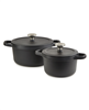 BergHOFF Leo Graphite 4pc cast iron cookware set (black) with a discount available.