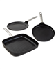 Graphite 3Pc Non-stick Ceramic Specialty Cookware Set