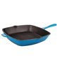BergHOFF Neo 11" blue cast iron square grill pan - 20% off.