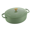 Ballarini Bellamonte 4.75 qt oval Dutch oven in green, now $99.99 off.
