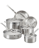 ProBond 10-piece clad stainless steel set, silver - discounted.