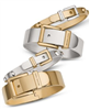 Michael Kors two-tone buckle bangle bracelet collection on discount.