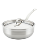 ProBond Clad Titum Stainless Steel Nonstick 3.5-Quart Covered Essential Pan