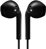JVC wired earbuds with mic and remote - black.