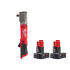M12 FUEL 12V Lithium-Ion Brushless Cordless 1/2 in. Right Angle Impact Wrench with Pin Detent with (2) 3.0 Ah Batteries