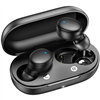 GlowWise - Lightweight Bluetooth 5.3 Earbuds with Deep Bass & Built-in Mics for Sports Workout - Black