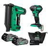 Metabo HPT 18V MultiVolt 2-Piece Combo Kit (KC18DEXQDM) with discount information.