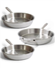 Maestro 3pc 5 Ply Stainless Steel Cookware Set