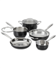 Cuisinart 8-pc. black and stainless steel cookware set, now with a discount.