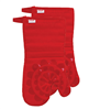 T-fal red silicone and cotton twill oven mitts, set of 2 - 20% off.