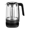 Zwilling Enfinigy 1.7L glass kettle in black matte.