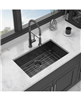 30x18x10 Inch Gunmetal Undermount Kitchen Sink