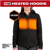 Women's 2X-Large M12 12-Volt Lithium Ion Cordless Black Heated Hooded Jacket Kit