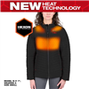 Women's Medium M12 12-Volt Lithium-Ion Cordless AXIS Black Heated Quilted Jacket Kit