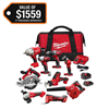 M18 18-Volt Lithium-Ion Cordless Combo Kit 9-Tool