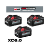 M18 18V 6.0Ah High Output Battery Pack (3-Pack) - Discount included.