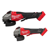 Get the M18 Fuel 18-volt lithium-ion cordless 4-1/2 in./6 in. braking grinder with a paddle switch.