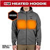 Men's X-Large M12 12-Volt Lithium Ion Cordless Gray Heated Hooded Jacket