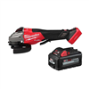 M18 FUEL ONE-KEY 18V Lith-Ion Brushless Cordless 4-1/2 in. /6 in. Variable Speed Braking Grinder w/ 6.0 Ah Battery