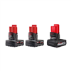 M12 12V XC 4.0 Ah battery pack (2-pack) and XC 5.0 Ah battery pack available.