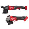 M18 FUEL 18V Lith-Ion Brushless Cordless 15MM DA Polisher w/ 4-1/2 in. / 5 in. Grinder w/ Variable Speed & Paddle Switch