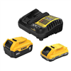20V max lithium-ion starter kit: includes 4.0 Ah and 5.0 Ah batteries, charger.
