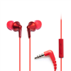 Panasonic Ergofit in-ear headphones with mic - red.
