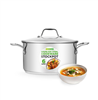 NutriChef Stainless Steel Cookware Stockpot - 6 Quart