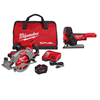 Get the M18 Fuel 18V 7-1/4" circular saw kit with a 12.0 Ah battery and charger.