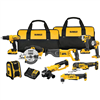 Dewalt 20V Max 9-tool combo kit (DCK940D2) with soft case.