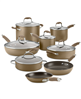 Anolon Advanced Home 14-pc. nonstick cookware set - bronze.