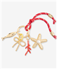 34th corded handbag charm - Gold/red, now with a discount!