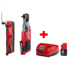 12-Volt Lithium-Ion Brushless Cordless 3/8 in. Ratchet Multi-Tool Combo Kit