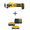 20V XR lithium-ion cordless rotary drywall cut-out tool with 6.0Ah & 4.0Ah starter kit.