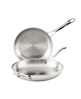 Anolon Everlast 2-pc. stainless steel tri-ply frying pan set, silver, with a discount.
