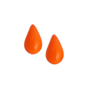 Sohi women's medium orange teardrop stud earrings - on sale.