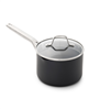 Calphalon hard-anodized 2.5-quart nonstick saucepan with lid - black.