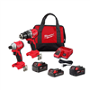 M18 18-Volt Lith-Ion Brushless Cordless Compact Hammer Drill/Impact Combo Kit