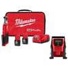 M12 Fuel 12V Brushless Cordless 3/8" Ratchet Kit with M12 Compact Inflator.