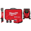 M12 Fuel 12V cordless right angle impact wrench kit with two 2.0 Ah batteries and inflator, now at a discount.