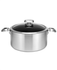 Scanpan 7.5-quart covered aluminum dutch oven in silver at a significant discount.