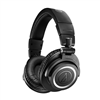 Audio-Technica M50XBT black studio monitor headphones.