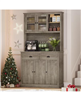 Tall Freestanding Kitchen Pantry Cabinet