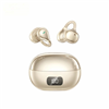 Sugift matte gold open-ear clip-on true wireless earbuds.