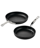 Titum Fusion Nonstick 2-Pc. Egg Pan and Open Skillet Set - Black