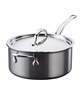 NanoBond Titanium Stainless Steel 4-Quart Covered Saucepan with Helper Handle