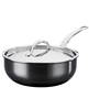 Hestan Nanobond Titanium Stainless Steel 3.5-Quart Covered Essential Pan - stainless steel.
