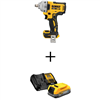 20V max XR cordless 1/2 in. impact wrench with 20V max PowerStack battery starter kit.