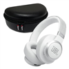 JBL Live 770nc wireless noise-cancelling headphones with gSport case - White, now with a discount.
