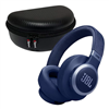 JBL Live 770NC wireless noise-cancelling headphones with gSport case - Blue, now with discount.